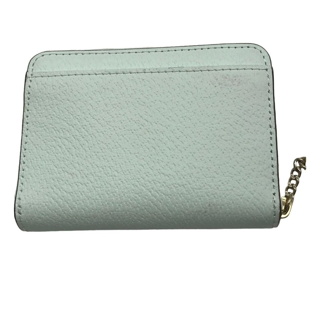 KATE SPADE Pebble Leather Pale Green Keychain Wallet, EUC - Picture 9 of 11